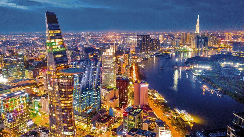Một góc Thành phố Hồ Chí Minh hôm nay.