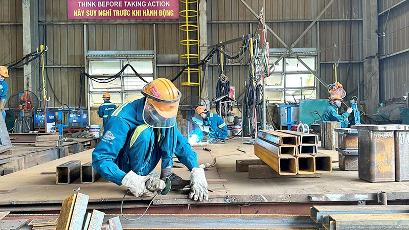 Gia công chế tạo kết cấu thép phục vụ dự án Nhà máy hydrogen NEOM.