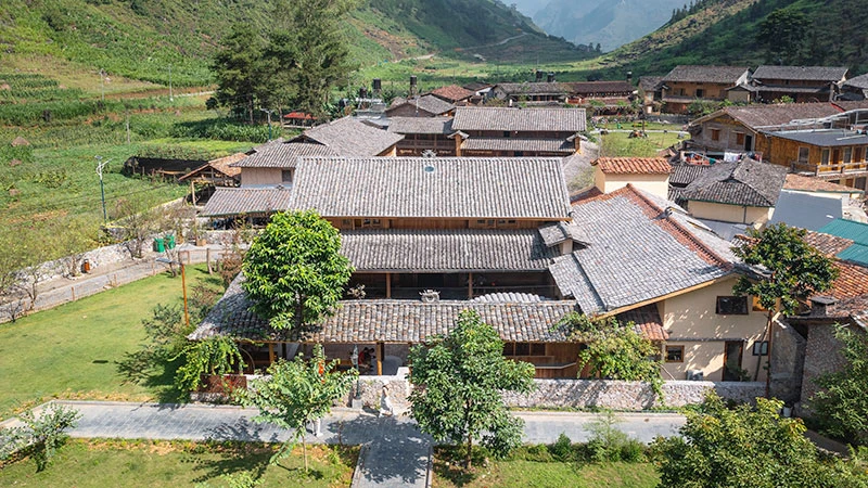 Pả Vi Homestay (Hà Giang), một trong những công trình đoạt giải hạng mục thiết kế nhà ở Top 10 Awards 2023. (Ảnh: Ban tổ chức)