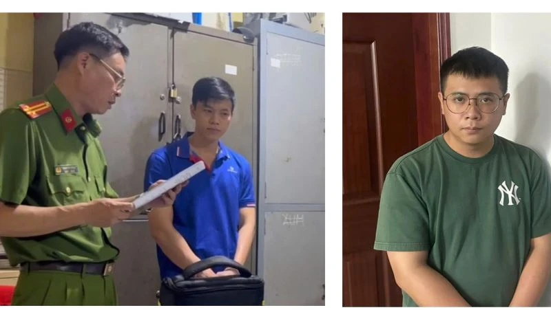 Khởi tố bị can Nguyễn Hoàng An và bị can Đặng Hữu Thiên Hưng. 
