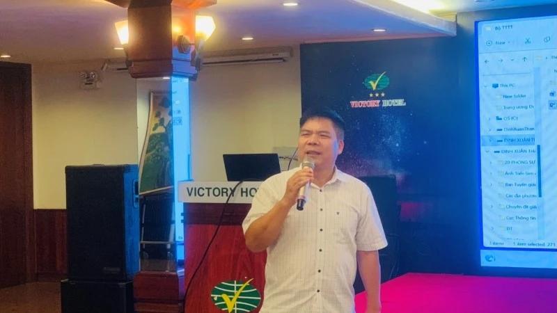Ông Đinh Xuân Thắng, Phó Vụ trưởng Tuyên truyền (Ủy ban Dân tộc) thông tin về đồng bào dân tộc thiểu số và miền núi.
