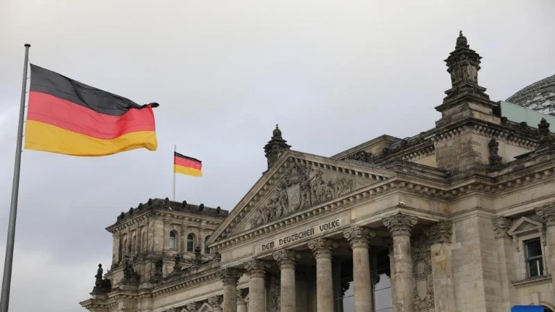 Tòa nhà Quốc hội Liên bang Đức Bundestag ở Berlin. (Ảnh: Tân Hoa xã) 