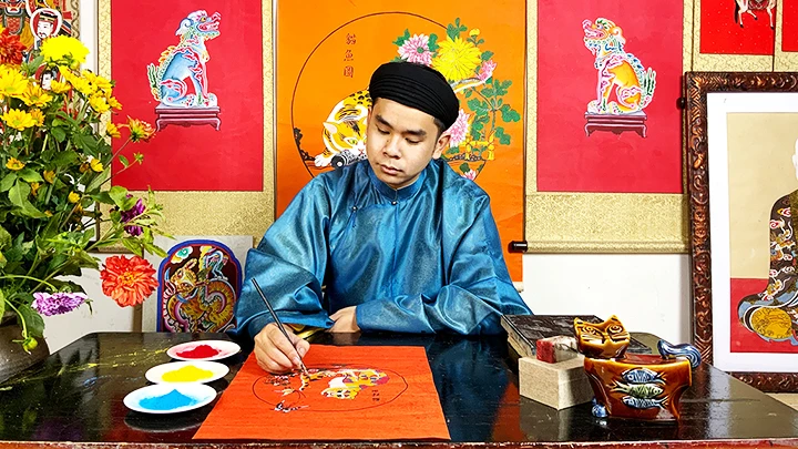 Họa sĩ Nam Chi.