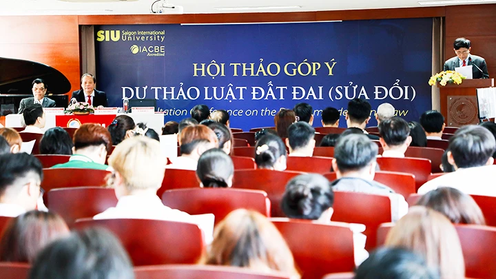 Hội thảo đã ghi nhận nhiều ý kiến của các chuyên gia.