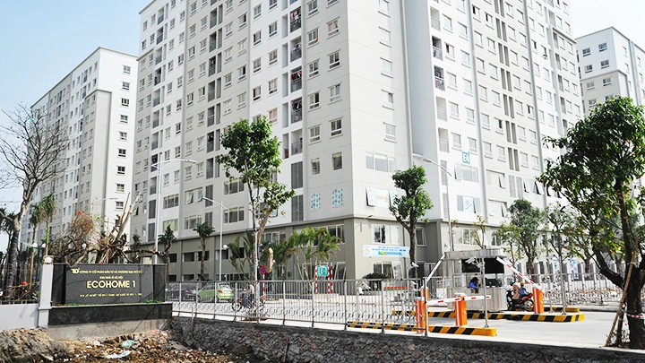 Khu nhà ở xã hội Ecohom 1. Ảnh: NGUYỆT ANH