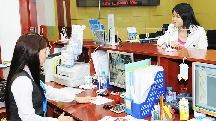 Mục tiêu đến năm 2025 có 100% số tổ chức tín dụng tham gia hoạt động cấp tín dụng xanh. Ảnh: NAM ANH