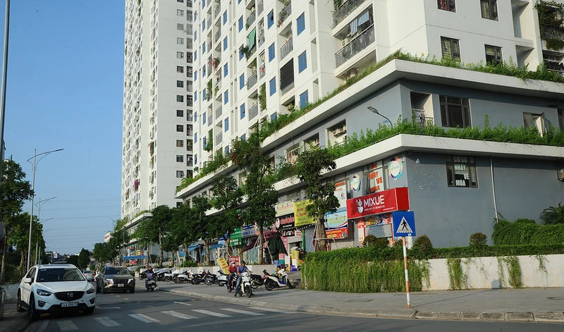 Khu nhà ở xã hội Ecohome 2 (Bắc Từ Liêm, Hà Nội). Ảnh: SONG ANH