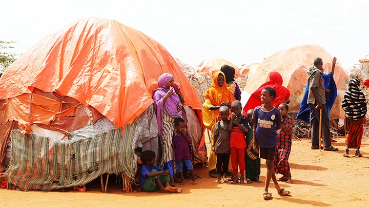 Nhiều trẻ em Somalia đang trong tình trạng sống nghèo cùng cực. Ảnh: REUTERS