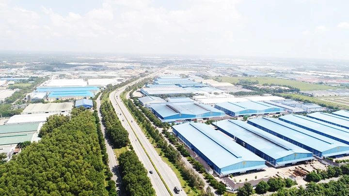 Khu công nghiệp Nam Tân Uyên tại tỉnh Bình Dương.