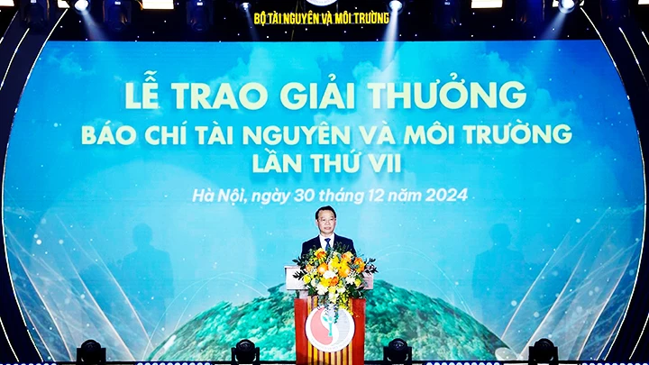 Trao giải Báo chí tài nguyên và môi trường lần thứ VII