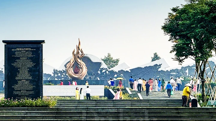 Khu truyền thống cách mạng Xuân Mậu Thân 1968. Ảnh: VĂN BAN