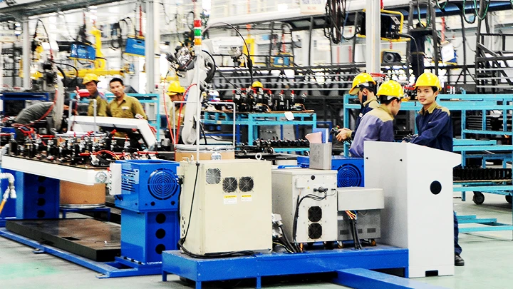 Năm 2025, công nghiệp chế biến chế tạo được dự báo tiếp tục là động lực dẫn dắt tăng trưởng. Ảnh: SONG ANH