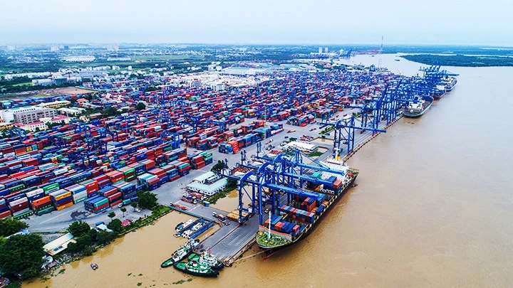 Cảng Cát Lái chiếm hơn 55% thị phần khai thác container xuất nhập khẩu của cả nước.