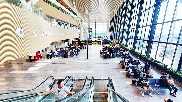 Nhà ga T3 Sân bay quốc tế Tân Sơn Nhất. Ảnh: ANH QUÂN