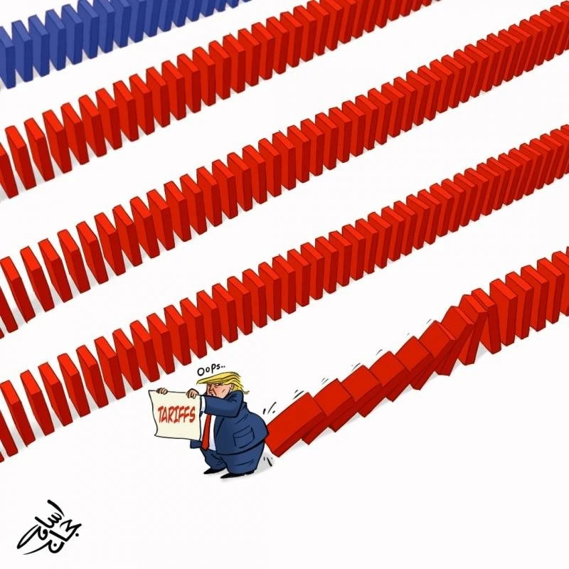 Biếm họa: OSAMA HAJJAJ