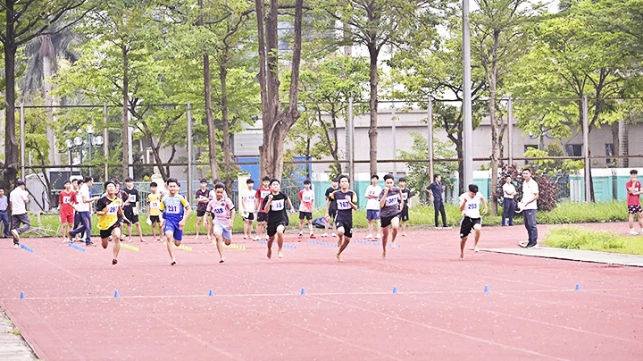Giải điền kinh học sinh TP Hà Nội năm học 2024-2025