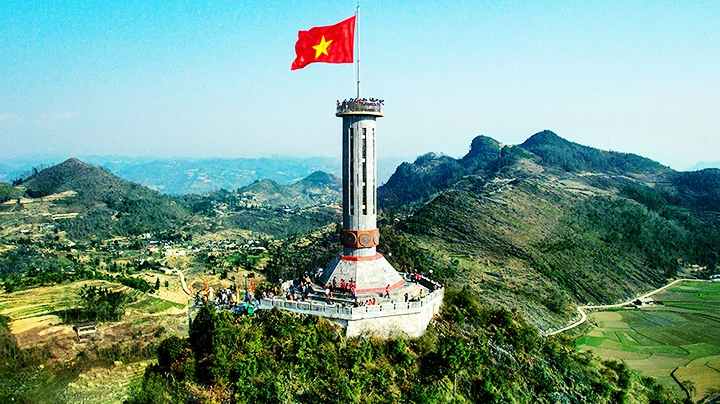 Cột cờ Lũng Cú. Ảnh: CTV
