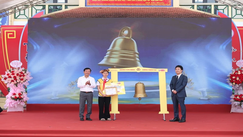 Học sinh đạt giải nhất cuộc thi Rung chuông vàng năm 2025.
