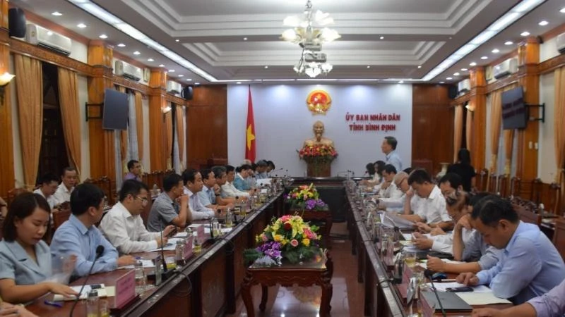 Quang cảnh buổi làm việc.