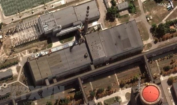 Nhà máy điện hạt nhân Zaporizhzhia ở Enerhodar, Ukraine. (Ảnh: AFP/TTXVN)