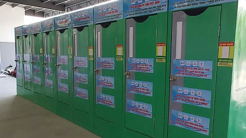 Nhà vệ sinh tiêu chuẩn do Hiệp hội Nhà vệ sinh Việt Nam thiết kế, lắp đặt.