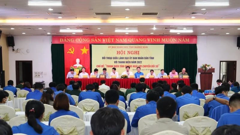Quang cảnh buổi đối thoại.