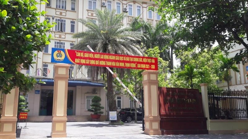 Sở Giáo dục và Đào tạo Thanh Hóa.