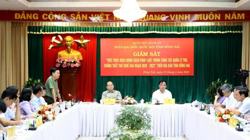Quang cảnh buổi giám sát.