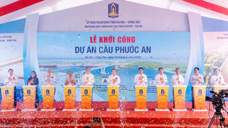 Khởi công dự án xây dựng cầu Phước An.