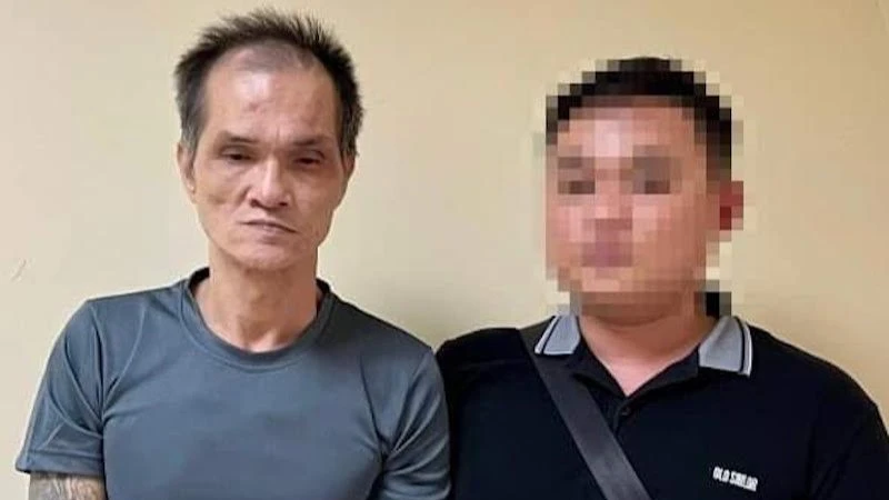 Đối tượng Vũ Văn Thắng bị Công an Quảng Ninh bắt giữ.