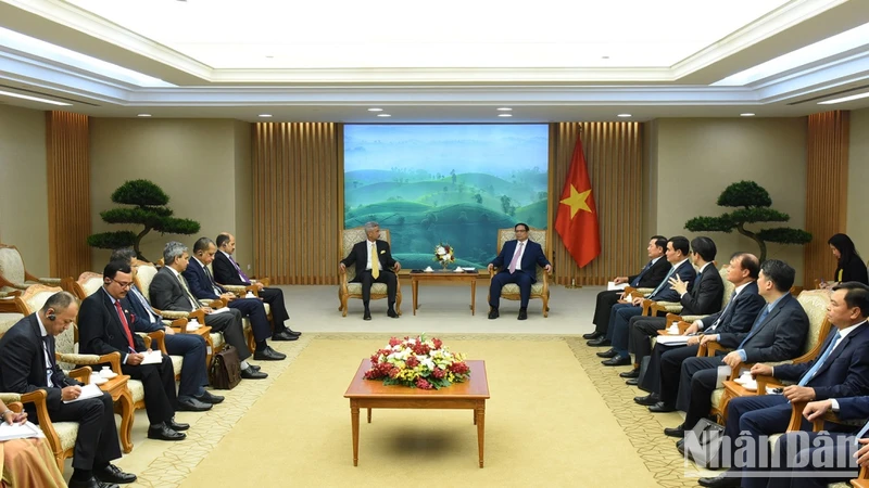 Quang cảnh buổi tiếp.