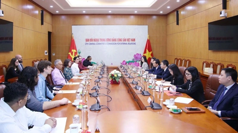Quang cảnh hội đàm. (Ảnh: Phương Hoa/TTXVN)