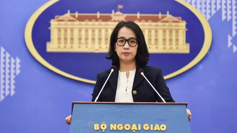 Người Phát ngôn Bộ Ngoại giao Việt Nam Phạm Thu Hằng.