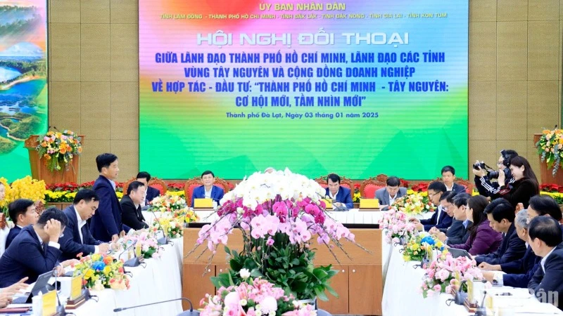 Cơ hội mới, tầm nhìn mới trong hợp tác-đầu tư giữa Thành phố Hồ Chí Minh và các tỉnh Tây Nguyên. 