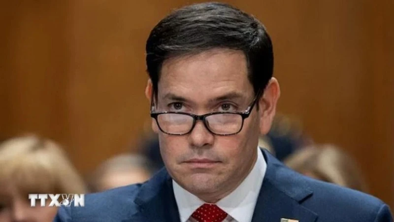 Ngoại trưởng Mỹ Marco Rubio. (Ảnh: AP/TTXVN)