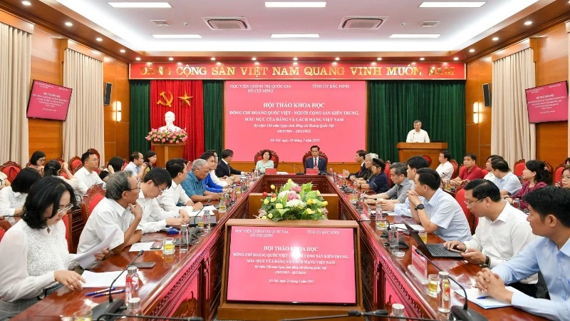 Toàn cảnh hội thảo. (Ảnh: THẾ ĐẠI)