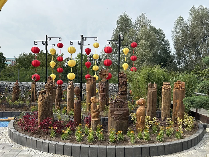 Khu vườn Hội An tại thành phố Wernigerode, Cộng hòa Liên bang Đức.