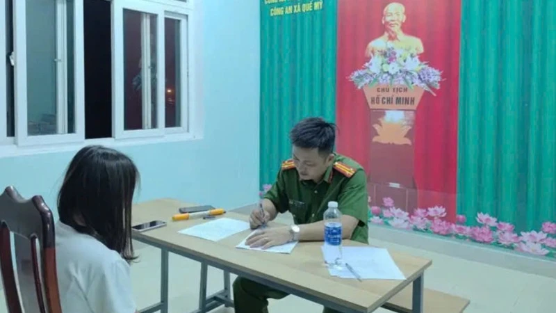 Tại cơ quan công an, bà N.N.U.L. đã thừa nhận toàn bộ hành vi sai phạm của mình.