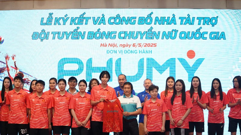 Phú Mỹ trở thành Nhà tài trợ cho đội tuyển bóng chuyền nữ quốc gia.