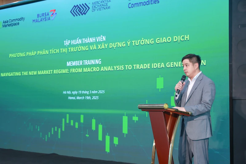 Ông Nguyễn Đức Dũng, Phó Tổng Giám đốc MXV chia sẻ tại chương trình.