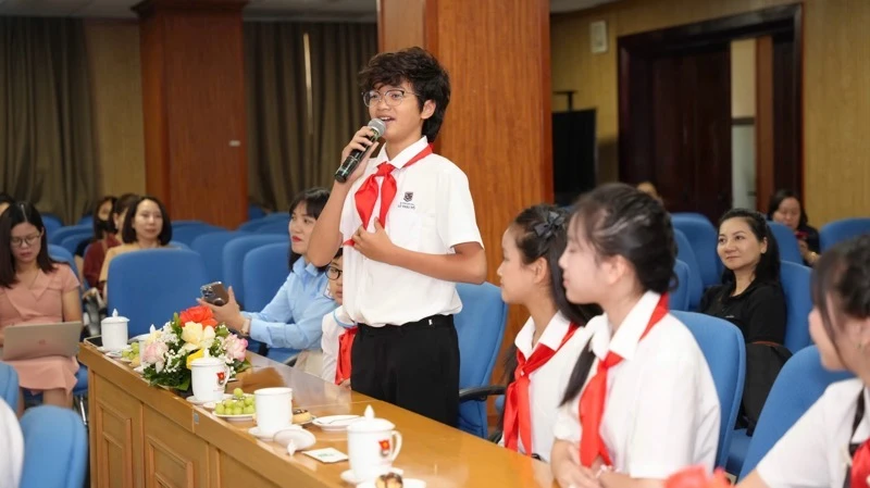Cao Phú Quý vinh dự được chọn tham dự Đại hội Cháu ngoan Bác Hồ toàn quốc lần thứ X năm 2025. 