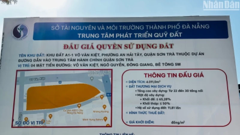 Đây là khu đất vàng nằm trung tâm thành phố. (Ảnh: ANH ĐÀO)