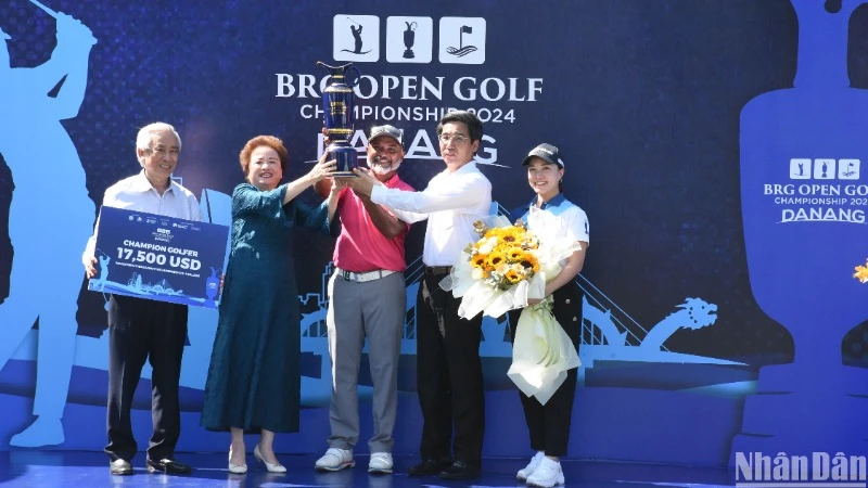 Đà Nẵng đăng cai tổ chức thành công Lễ hội du lịch golf Đà Nẵng nhiều năm qua, tạo nên sản phẩm du lịch thu hút dòng khách phân khúc cấp cao. (Ảnh: ANH ĐÀO)