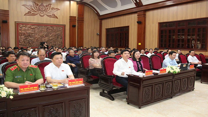 Các đại biểu dự hội nghị.