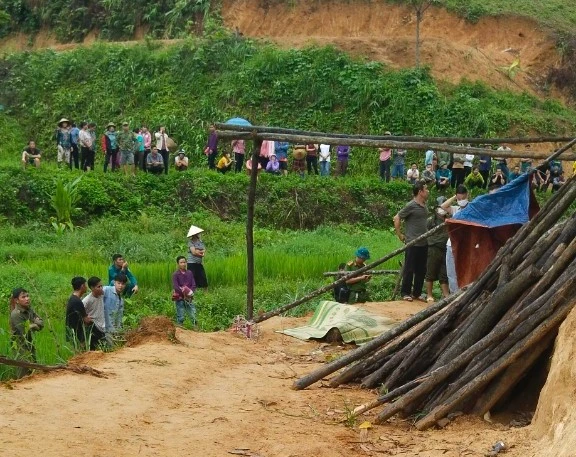Hiện trường vụ việc.