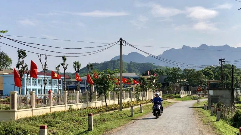 Nhờ có Chương trình mục tiêu Quốc gia về xây dựng Nông thôn mới mà bộ mặt nông thôn Hòa Bình ngày càng phát triển.