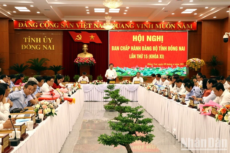 Quang cảnh bế mạc hội nghị. 