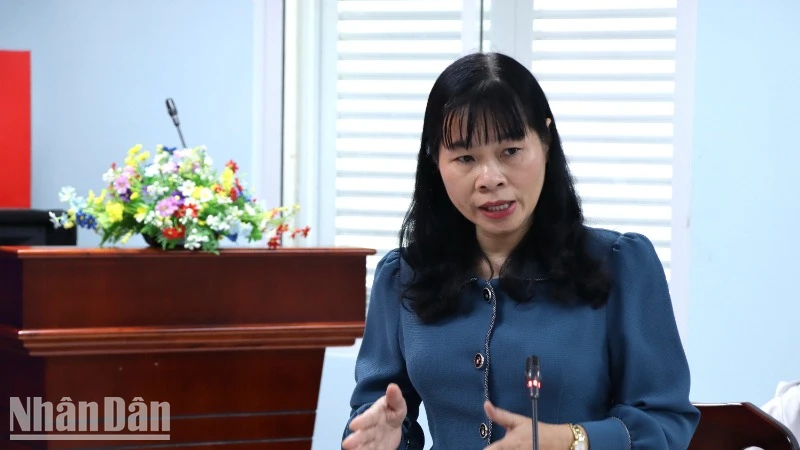 Giám đốc Sở Lao động-Thương binh và Xã hội tỉnh Đồng Nai Nguyễn Thị Thu Hiền.