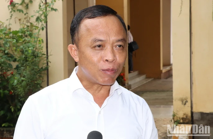 Đồng chí Nguyễn Huy Du, Phó Bí thư Thường trực Huyện ủy Thống Nhất.