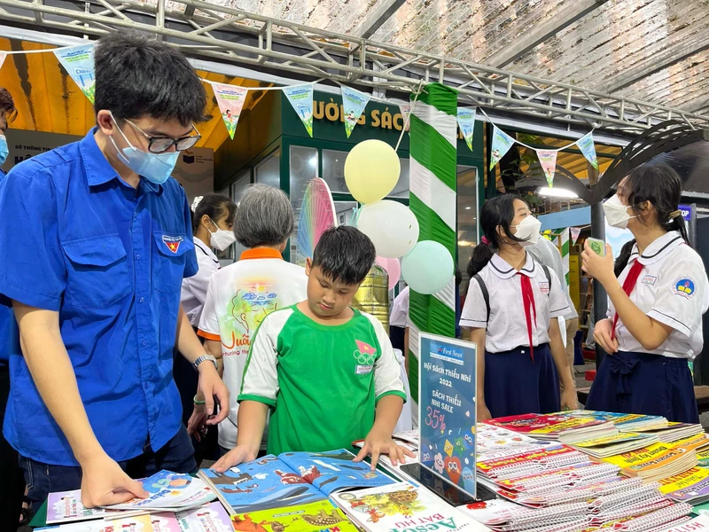 Nhiều chương trình ưu đãi đặc biệt tại Hội sách thiếu nhi TP Hồ Chí Minh lần III-2022.